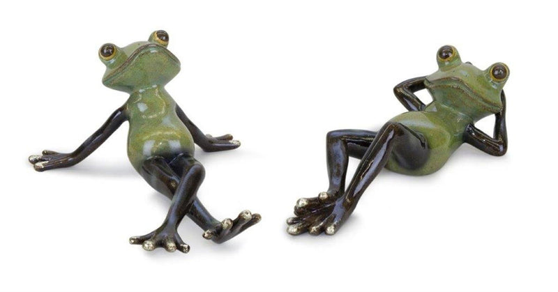 Poly Figurine Tabletop Sculpture (Set of 2) - Green
