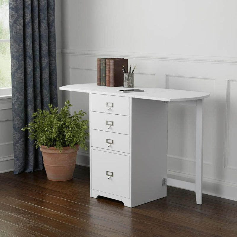 Fold-out Organizer Craft Desk - White