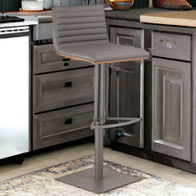 Load image into Gallery viewer, Swivel Low Back Adjustable Height Bar Chair - Gray
