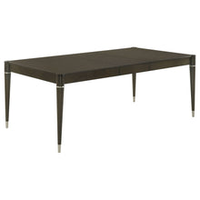 Load image into Gallery viewer, Blakely - Leaf Dining Table With Tapered Legs Accents - Ash Brown
