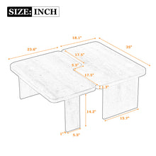 Load image into Gallery viewer, Modern Minimalist Coffee Table Set With Splicing Design
