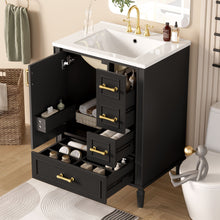 Load image into Gallery viewer, Traditional Bathroom Vanity Set With Soft Close Doors
