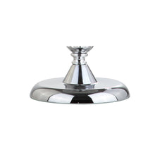 Load image into Gallery viewer, Novelty Desk Lamp With Empire Shade - Silver / Clear / White
