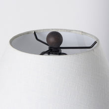 Load image into Gallery viewer, Novelty Bedside Lamp With Drum Shade - Black / White
