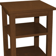 Load image into Gallery viewer, 28" Casual Solid Wood Nightstand - Brown
