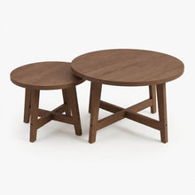 Load image into Gallery viewer, Round Nesting Stackable Tables For Living Room
