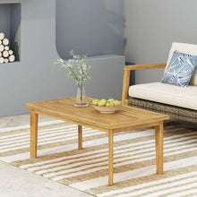 Load image into Gallery viewer, Outdoor Rectangular Coffee Table - Brown
