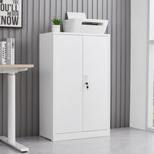 Load image into Gallery viewer, Metal Storage Cabinet With Locking Doors And Adjustable Shelf, Folding Filing Storage Cabinet, Folding Storage Locker Cabinet For Home Office, School, Garage
