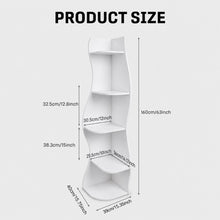 Load image into Gallery viewer, 5 Tier S - Shaped Corner Shelf For Living Room
