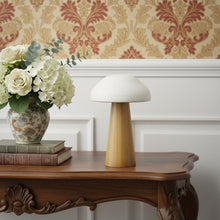 Load image into Gallery viewer, Hand Painted Mushroom Tabletop Sculpture (635373) - Brown / White
