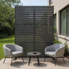 Load image into Gallery viewer, Three Panel Screen Room Divider (720023) - Black
