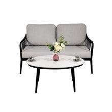 Load image into Gallery viewer, Outdoor Patio Modern Set With Removable Sunbrella Cushions And Table
