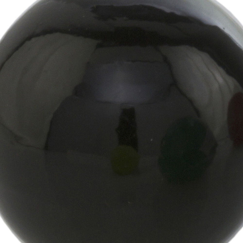 Enameled Decorative Sphere - Black