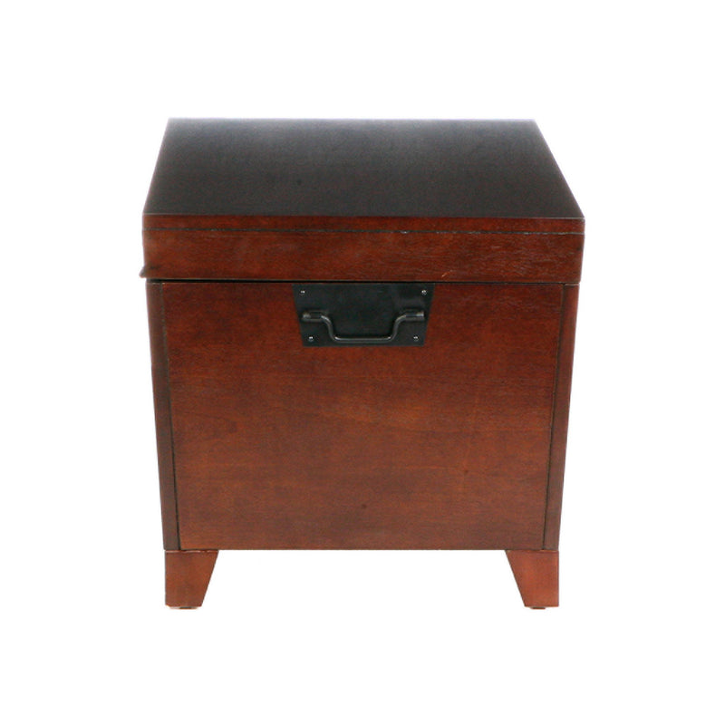 Wood With Iron Trunk Coffee Table - Brown