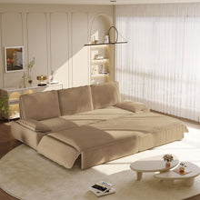 Load image into Gallery viewer, King Size Pull Out Sofa Bed, 3 In 1 Convertible Multifunctional
