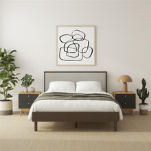 Load image into Gallery viewer, Minimalist Upholstered Headboard
