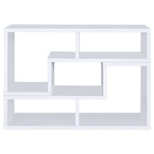 Load image into Gallery viewer, Convertable L-Shaped Bookcase With Open Shelves - White
