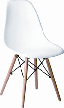 Load image into Gallery viewer, Heavy Duty Plastic Dining Side Chairs (Set of 2) - White / Brown
