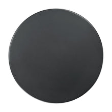 Load image into Gallery viewer, 20" Iron Round Pedestal End Table - Black
