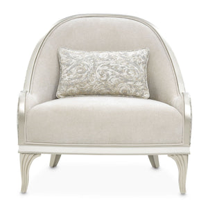 La Marisia - Chenille Accent Chair - Tranquil / Light Champagne