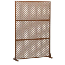 Load image into Gallery viewer, Three Panel Screen Room Divider (562821) - Brown
