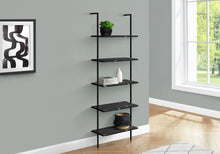 Load image into Gallery viewer, Bookshelf, Bookcase, Etagere, Ladder, 5 Tier, For Office, Marble Look Contemporary &amp; Modern
