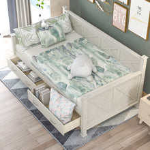 Load image into Gallery viewer, Modern Daybed With 2 Large Drawers, X Shaped Frame
