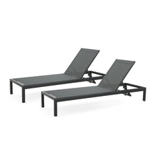 Load image into Gallery viewer, Outdoor Patio Chaise Lounge With 5 Reclining Positions
