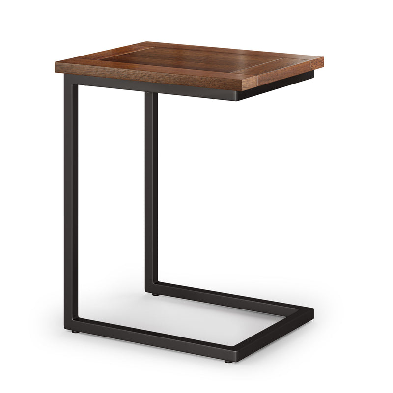 Metal End Table 24" - Brown