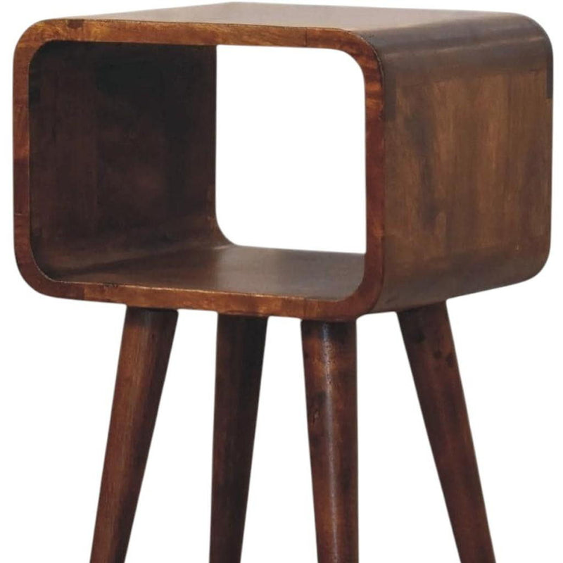 Solid Wood Nightstand - Chestnut