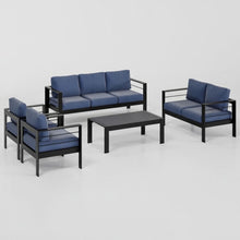 Load image into Gallery viewer, Outdoor Patio Set, All-Weather With Thick Cushions
