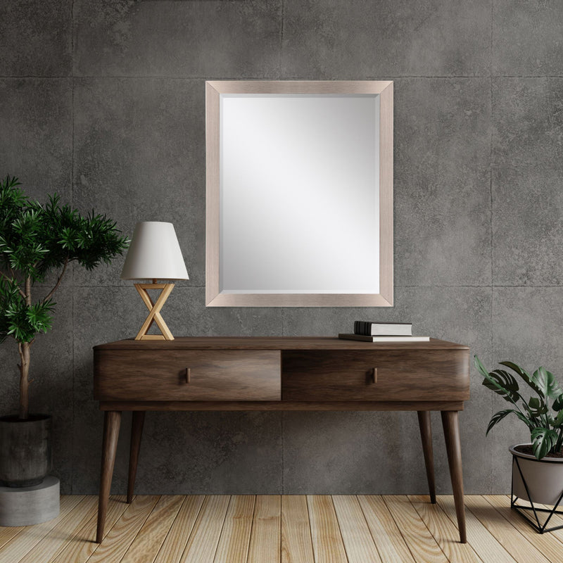42" Framed Accent Mirror - Pearl Silver