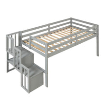 Load image into Gallery viewer, Loft Bed With Staircase
