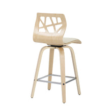Load image into Gallery viewer, Folia - Mid Century Modern Counter Stool With Footrest (Set of 2)
