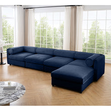 Load image into Gallery viewer, Contemporary Elegant Sofa With Storage And Ottoman
