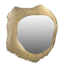 Load image into Gallery viewer, 40" Abstract Brass Iron Framed Accent Mirror - Bronze
