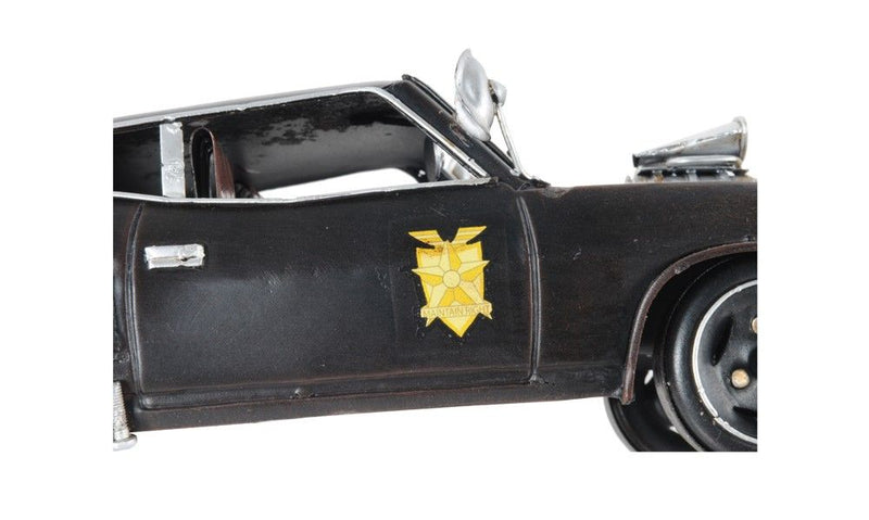 Hand Painted Model Car Tabletop Sculpture (401769) - Gray