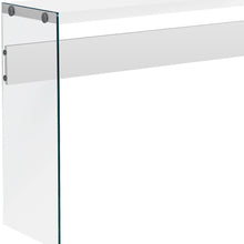 Load image into Gallery viewer, Solid Console Table - White And Clear
