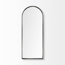 Load image into Gallery viewer, Arch Full Length Hanging Metal Mirror - Black
