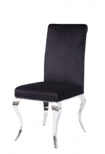 Load image into Gallery viewer, Fabric Dining Side Chairs (Set of 2) - Black
