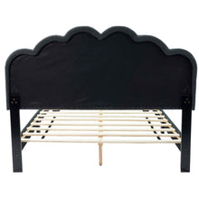 Load image into Gallery viewer, Bed With Floral Design Headboard And Built In LED Lighting
