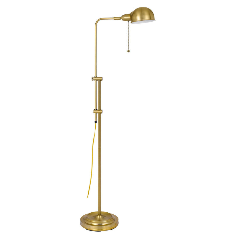 Adjustable Floor Lamp With Bronze Dome Shade - Brass