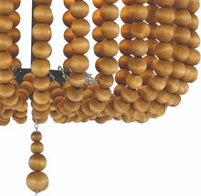 Load image into Gallery viewer, Unique Statement Two Light Metal Dimmable Flush Chandelier - Brown / Black
