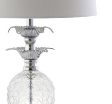 Load image into Gallery viewer, 24" Novelty Table Lamp With Drum Shade - Clear
