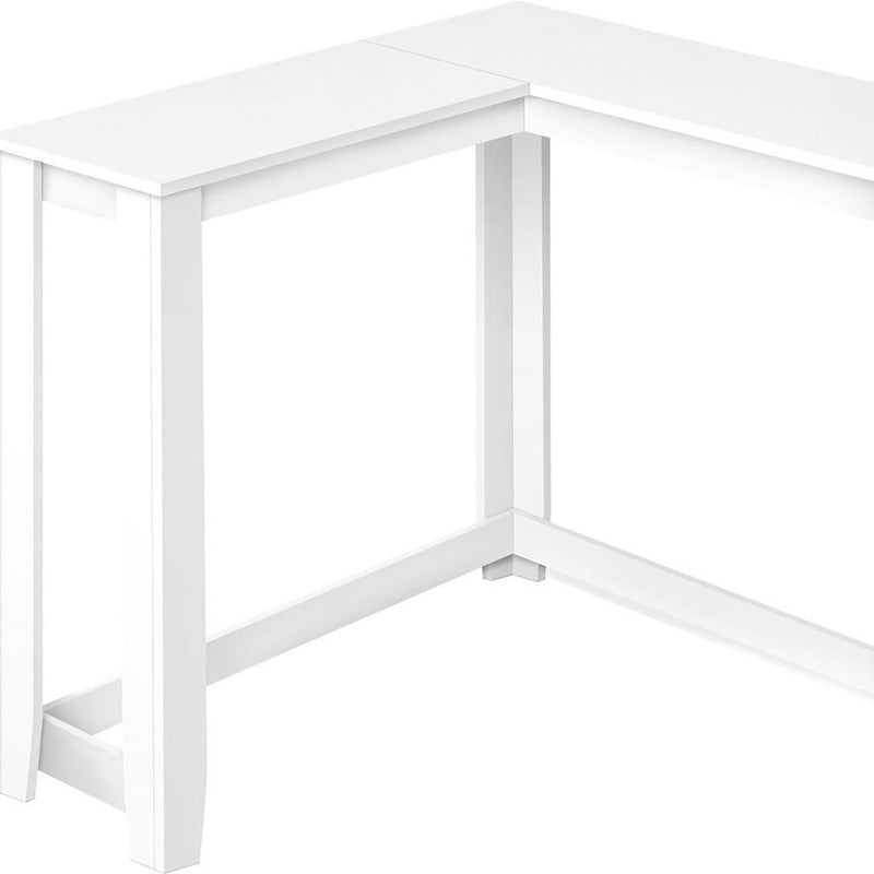 Wood Frame Console Table - White