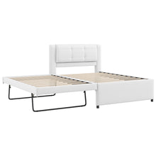 Load image into Gallery viewer, Upholstered Platform Bed With Multifunctional Trundle
