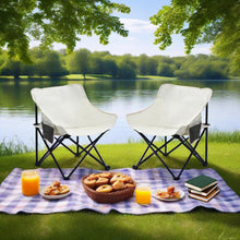 Load image into Gallery viewer, Portable Folding Camping Chairs With Carry Bag (Set of 2)
