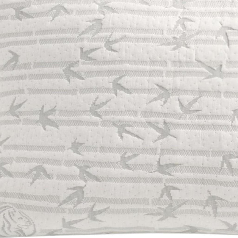 Rayon With Bamboo Memory Foam Firm Bed Pillow - Queen