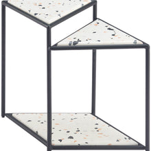 Load image into Gallery viewer, Pedestal End Table - Black / White
