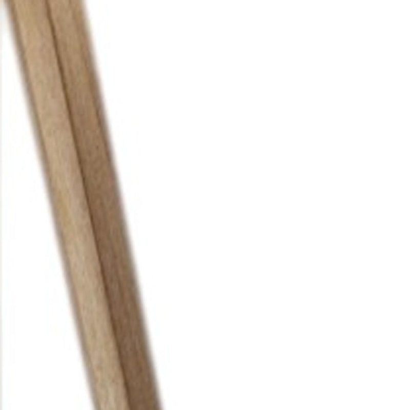Tripod Floor Lamp With White Drum Shade - Natural